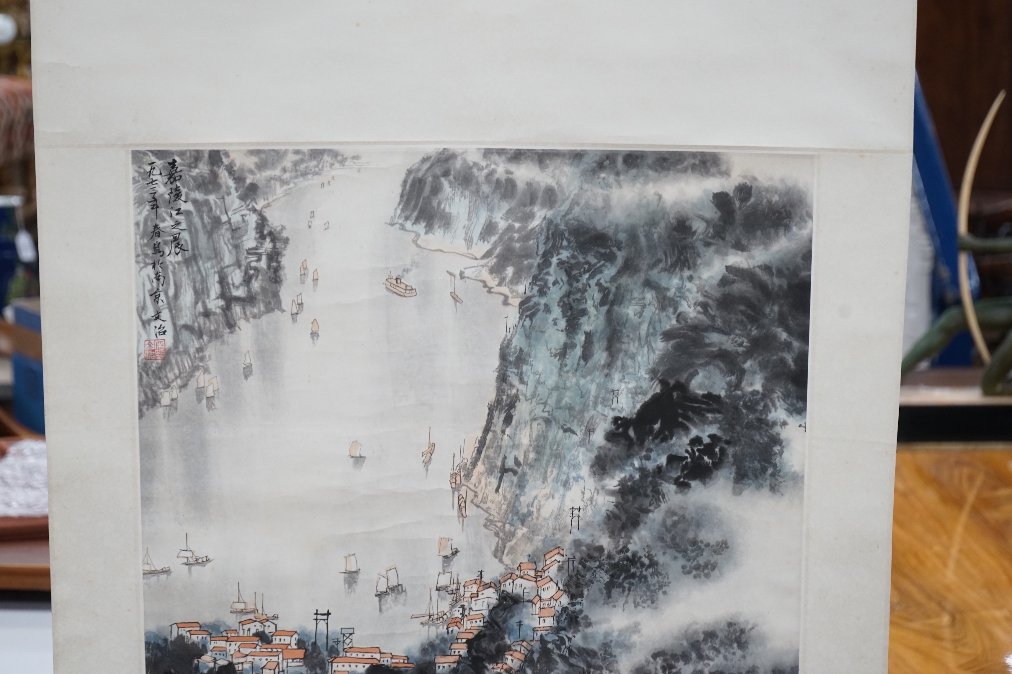 Two Chinese scroll paintings